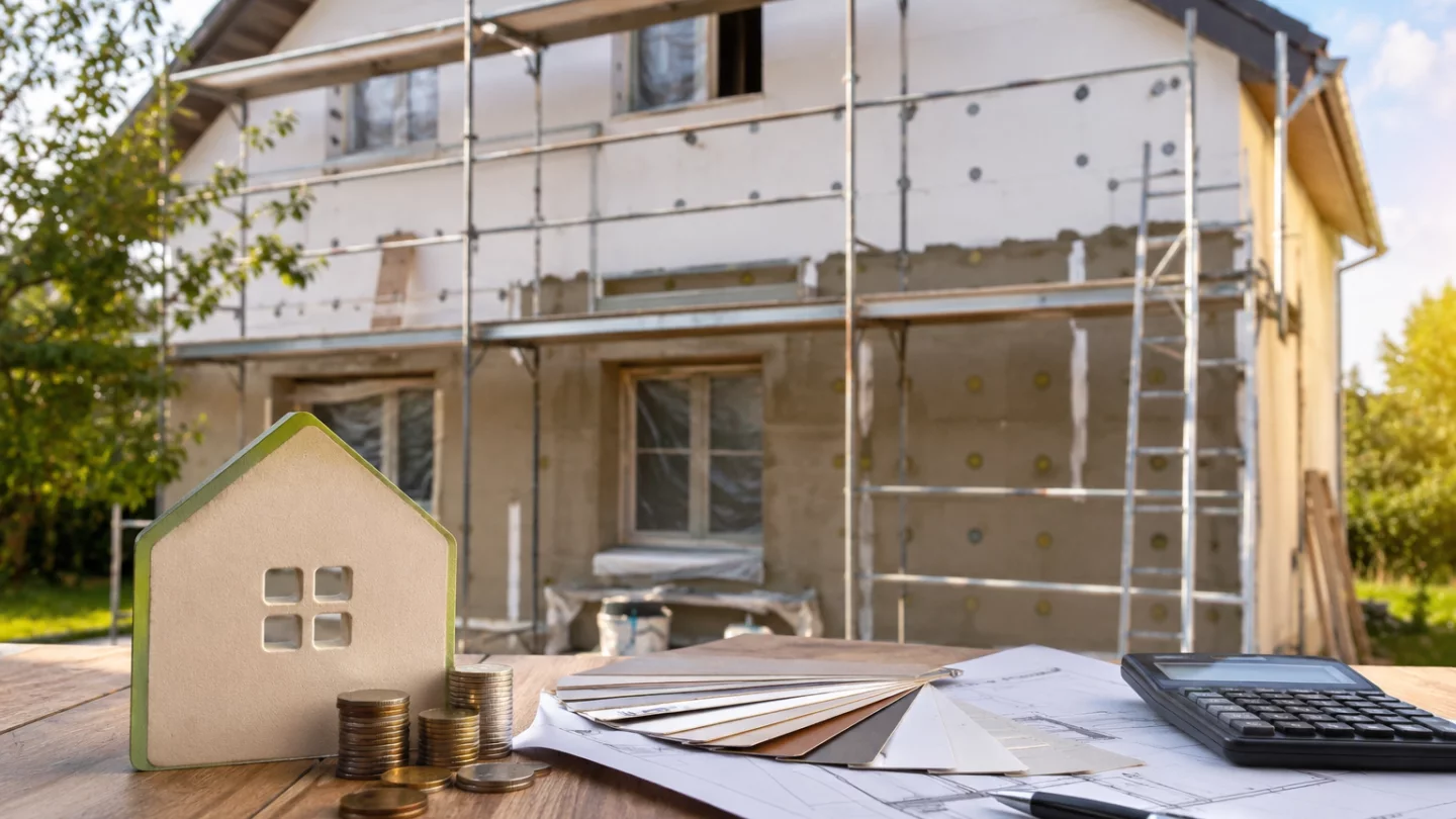 Image générée : Rénovation de maison en cours