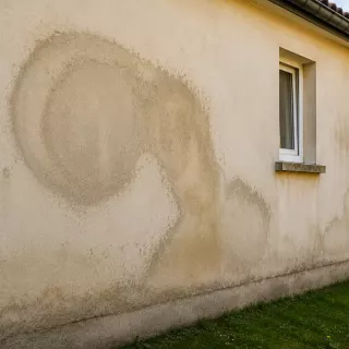 Illustration de Pourquoi des auréoles apparaissent-elles sur une façade ?