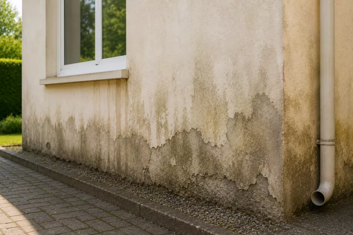 Illustration de Comment reconnaître une humidité sur une façade ?