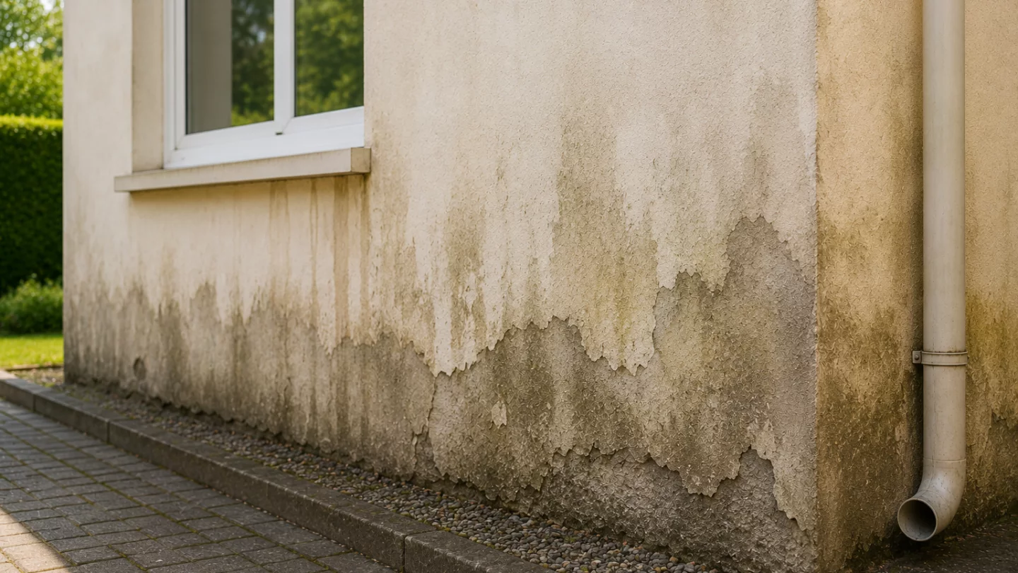 Illustration de Comment reconnaître une humidité sur une façade ?