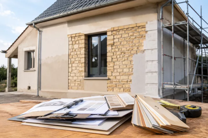 Image générée : Rénovation de maison sous inspection