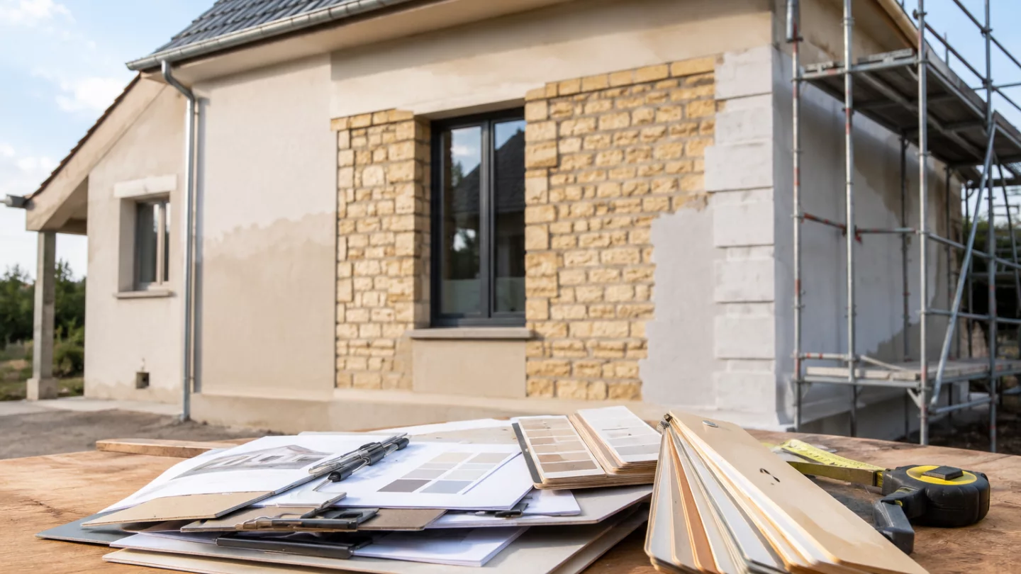 Image générée : Rénovation de maison sous inspection
