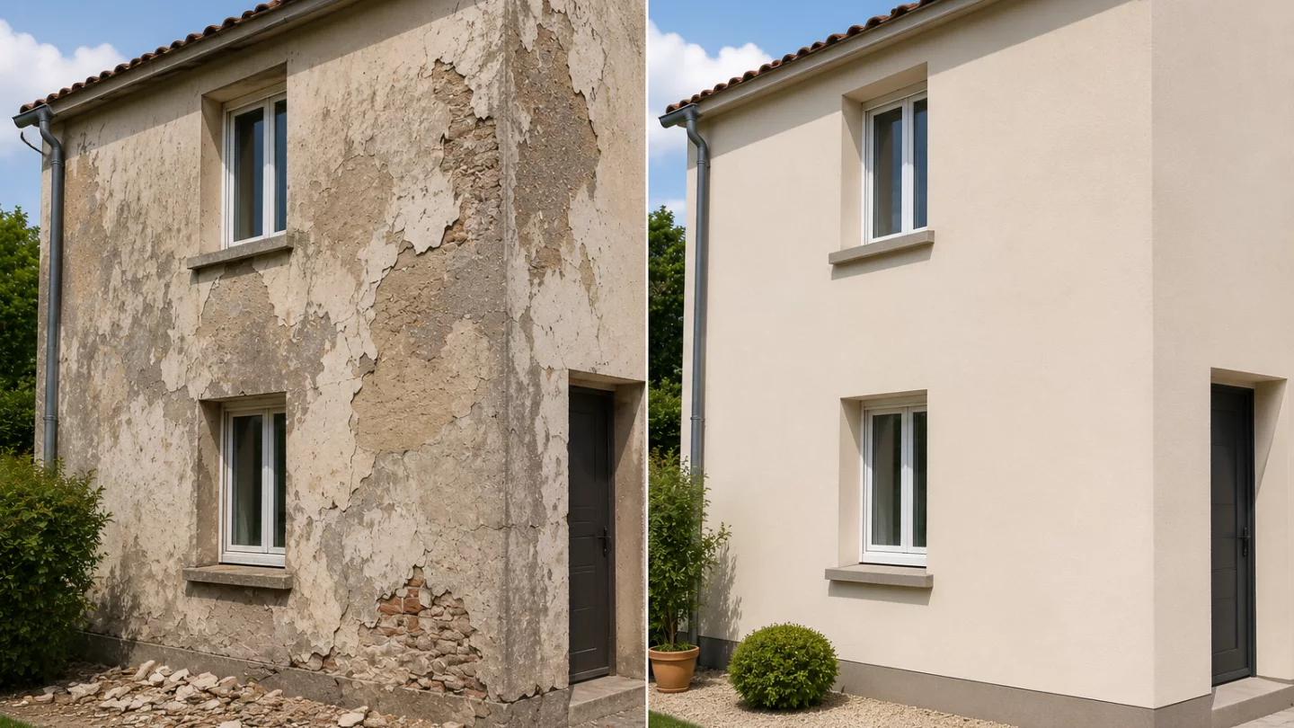 Illustration de Comment l’état de la façade influence-t-il le budget ?