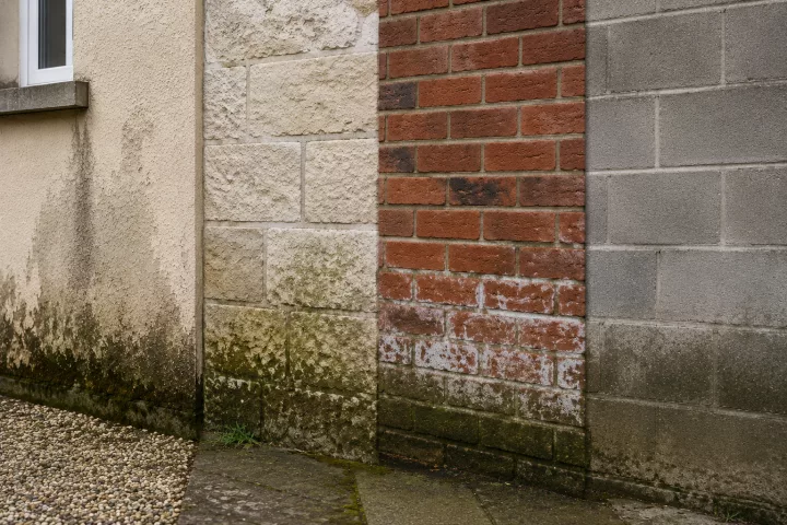 Illustration de Quels matériaux de façade sont les plus sensibles à l’humidité ?