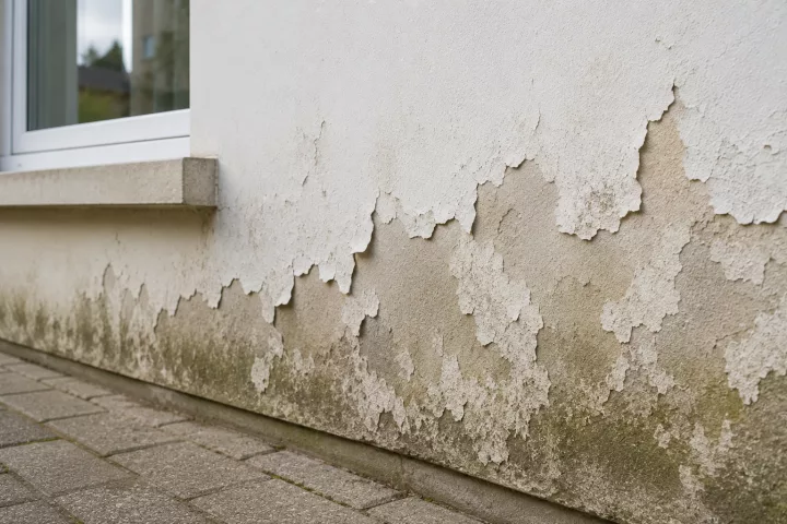 Illustration de Pourquoi la peinture se décolle-t-elle en présence d’humidité ?