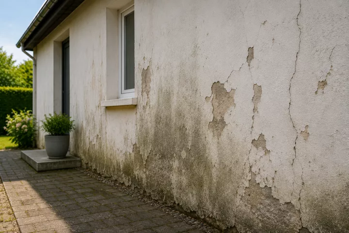 Illustration de Quand repeindre une façade ? Les indicateurs à surveiller