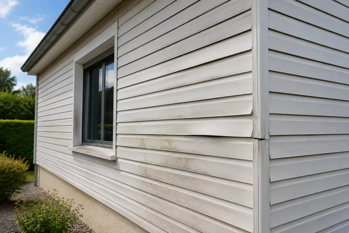 Image générée : Coin d'une maison avec détails usés