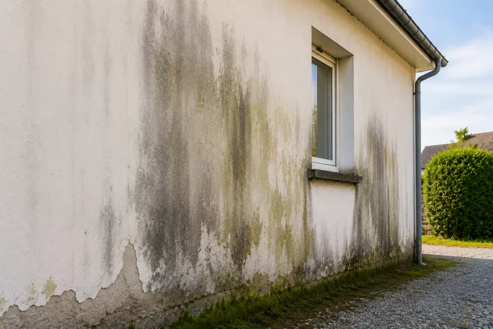 Illustration de Comment reconnaître des taches d’humidité sur une façade ?